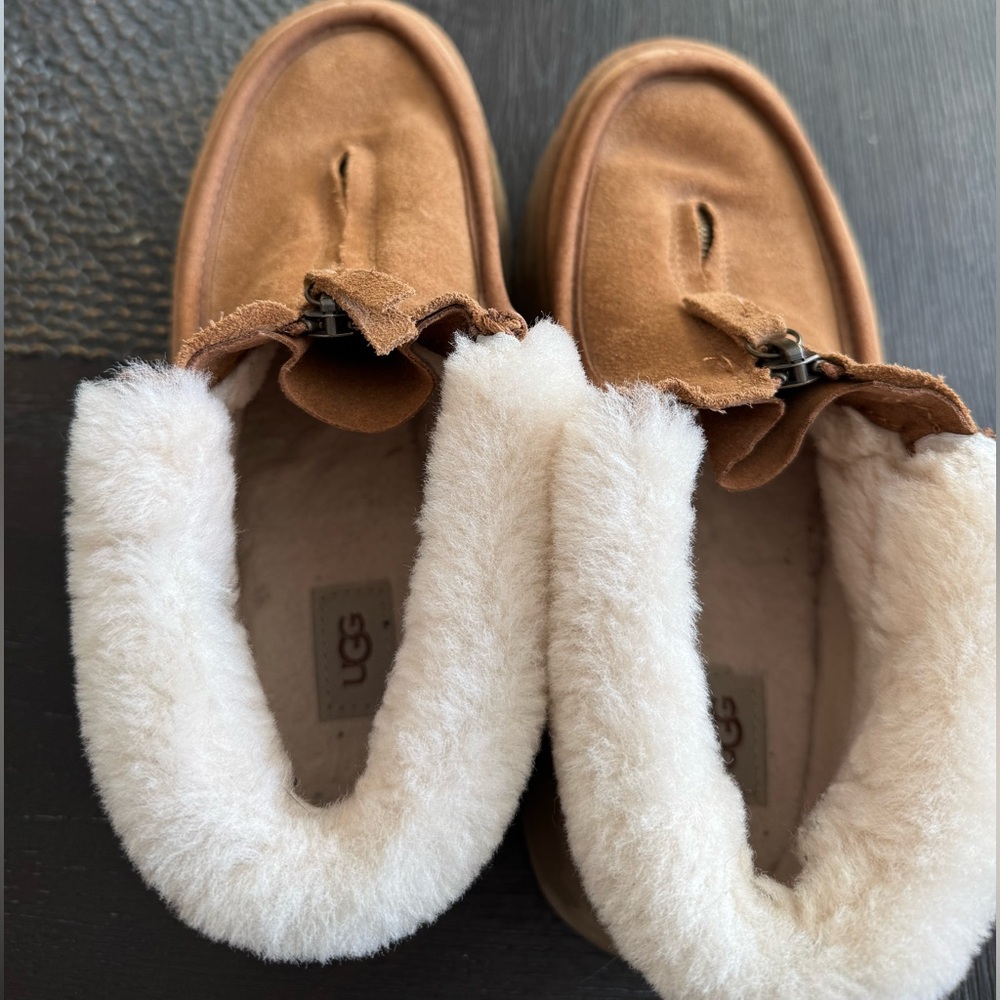 UGG Funkette Boots - Chestnut Suede (Sold Out Online)w - Picture 6 of 7